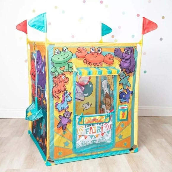 Melissa & Doug Fun at the Fair! Game Center Play Tent - 4 Sides of Activities - Picture 5 of 10